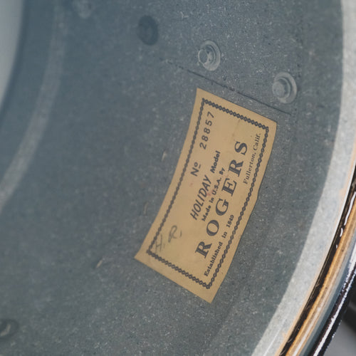 Rogers 1960s Holiday Silver Sparkle Drum Kit with Matching Snare Drum - Used