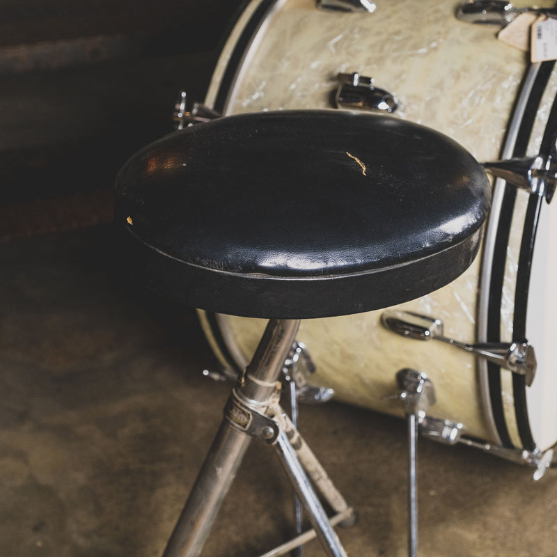 Slingerland 1970s Buddy Rich Outfit White Marine Pearl Drum Kit With Snare Drum And Hardware - Used