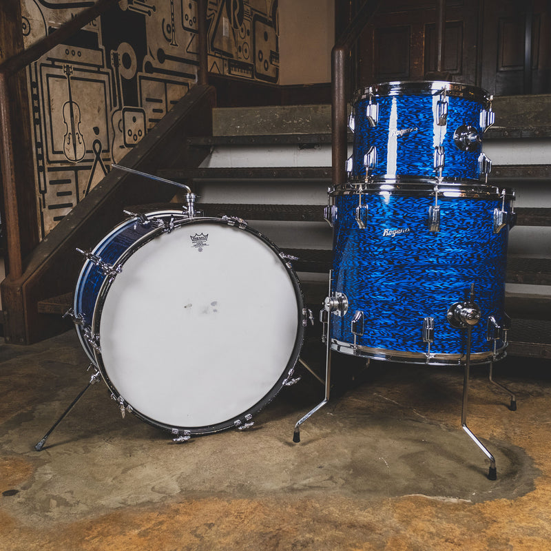 Rogers 1960s Blue Onyx Holiday Drum Kit - Used