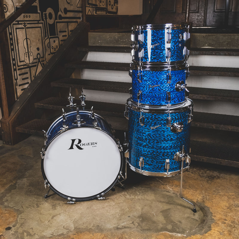 Rogers 1960s Holiday Blue Onyx Drum Kit - Used