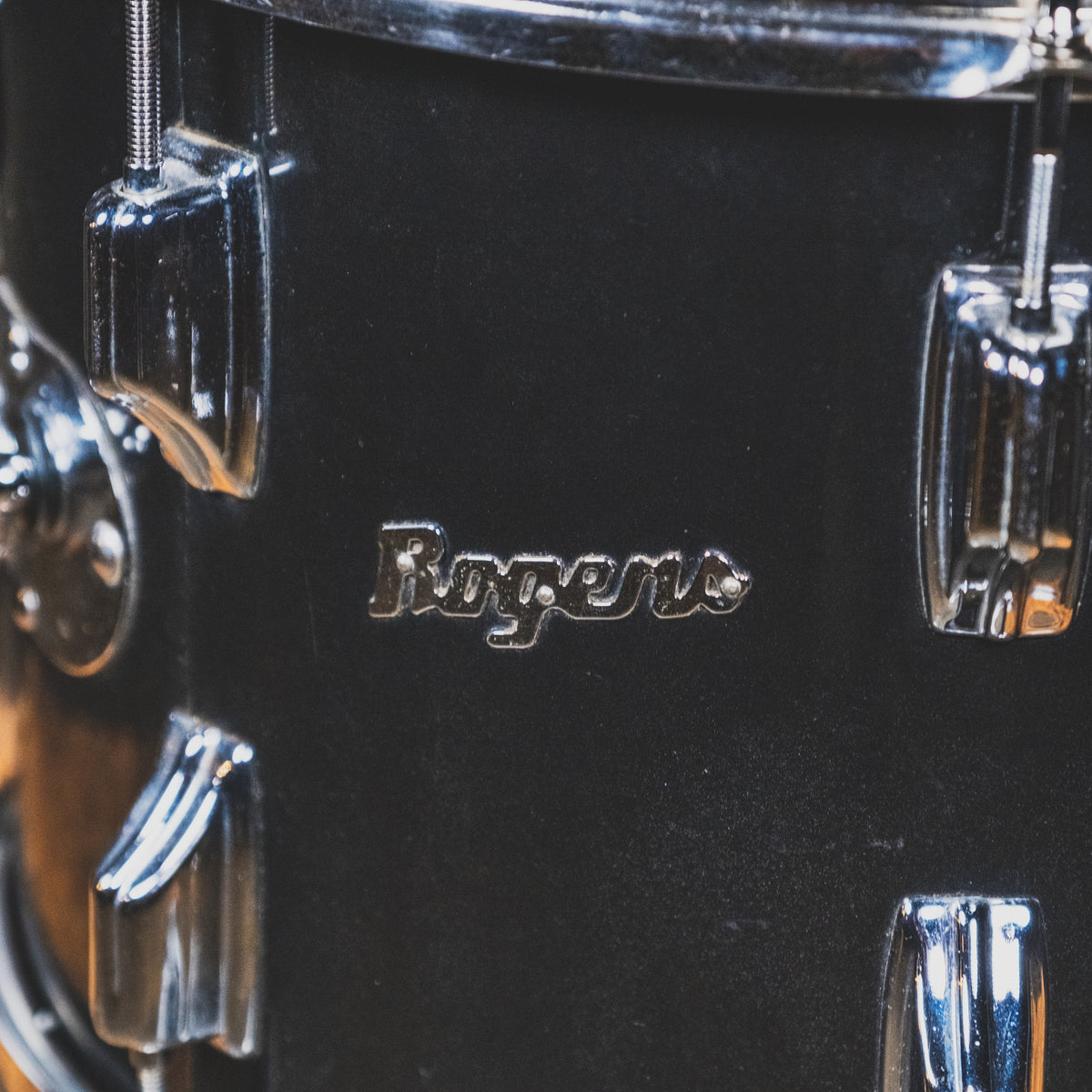 Rogers 1960s 10x14 Rack Tom, Black - Used
