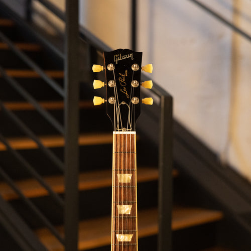 Gibson 2011 Les Paul Traditional 1960 Zebra Electric Guitar, Goldtop Bigsby With OHSC - Used