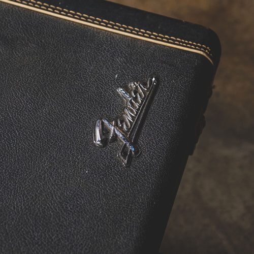 Fender 1974 Stratocaster Electric Guitar, Black With OHSC - Used