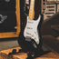 Fender 1974 Stratocaster Electric Guitar, Black With OHSC - Used
