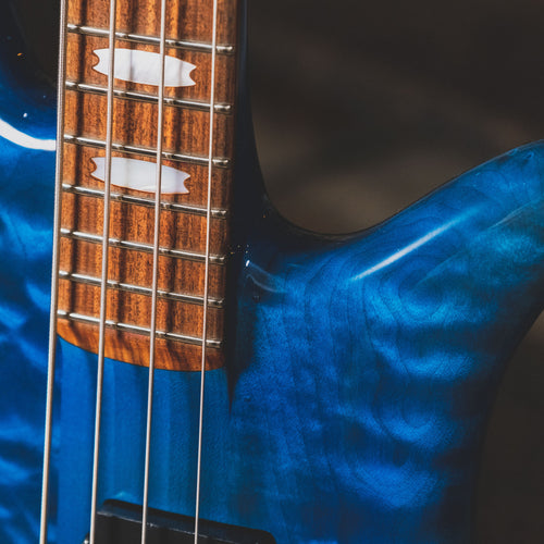 Spector 1991 NS-2 Bass Guitar, Blue With Gig Bag - Used