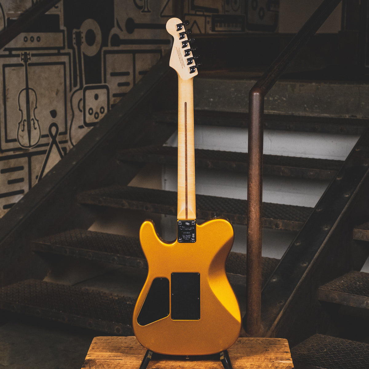 Charvel 2008 USA Pro Mod San Dimas Style 2 Electric Guitar, Gold With Gig Bag - Used