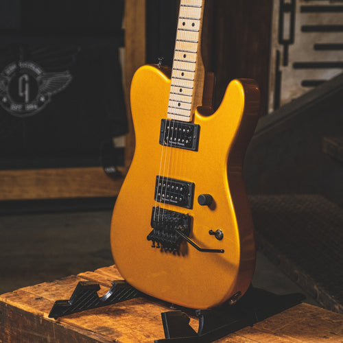 Charvel 2008 USA Pro Mod San Dimas Style 2 Electric Guitar, Gold With Gig Bag - Used