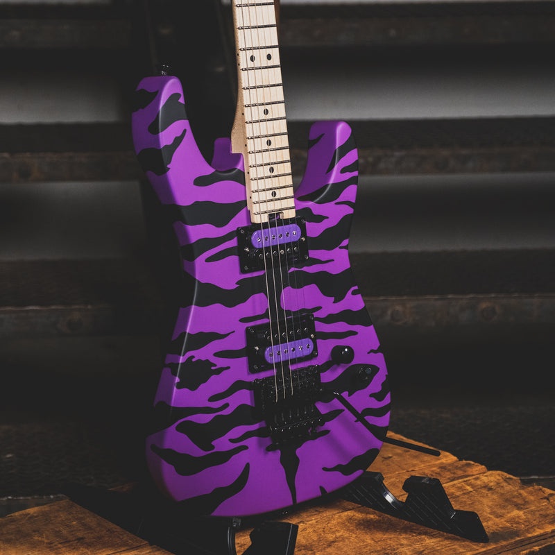 Charvel 2021 Satchel Signature Pro Mod DK Satin Electric Guitar, Purple Bengal With Gig Bag - Used