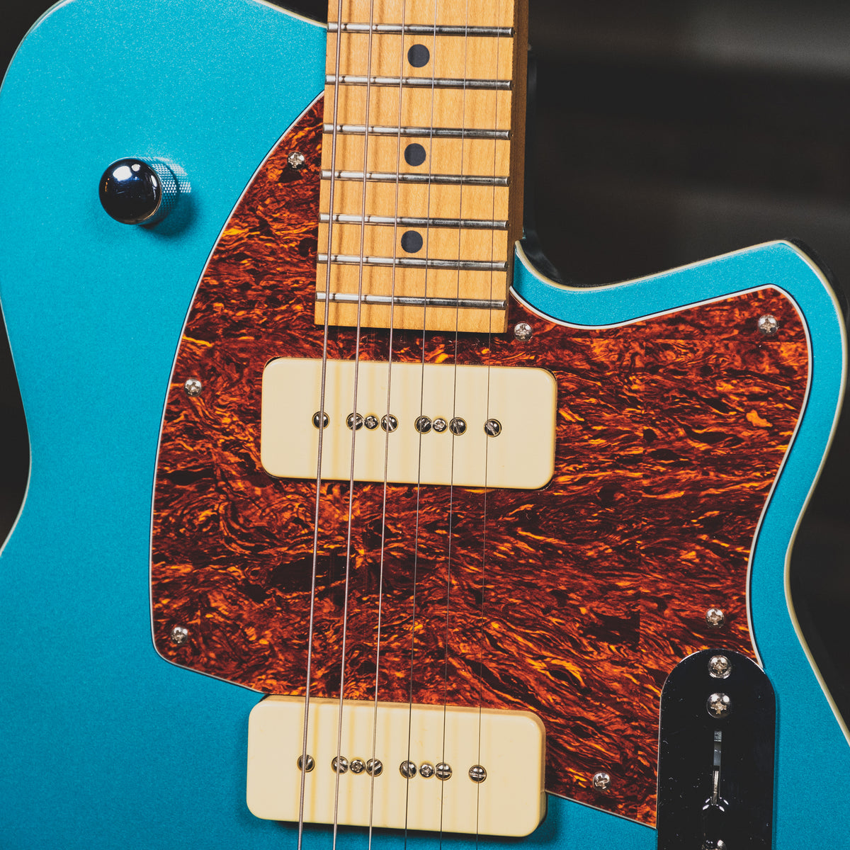 Reverend 2012 Charger 290 Electric Guitar, Deep Sea Blue With OHSC - Used