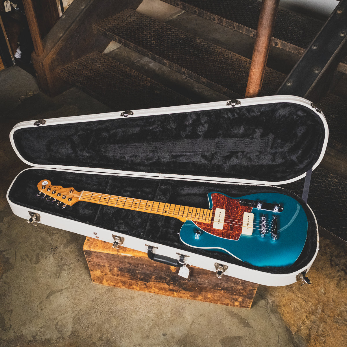 Reverend 2012 Charger 290 Electric Guitar, Deep Sea Blue With OHSC - Used