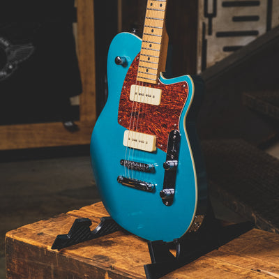 Reverend 2012 Charger 290 Electric Guitar, Deep Sea Blue With OHSC - Used