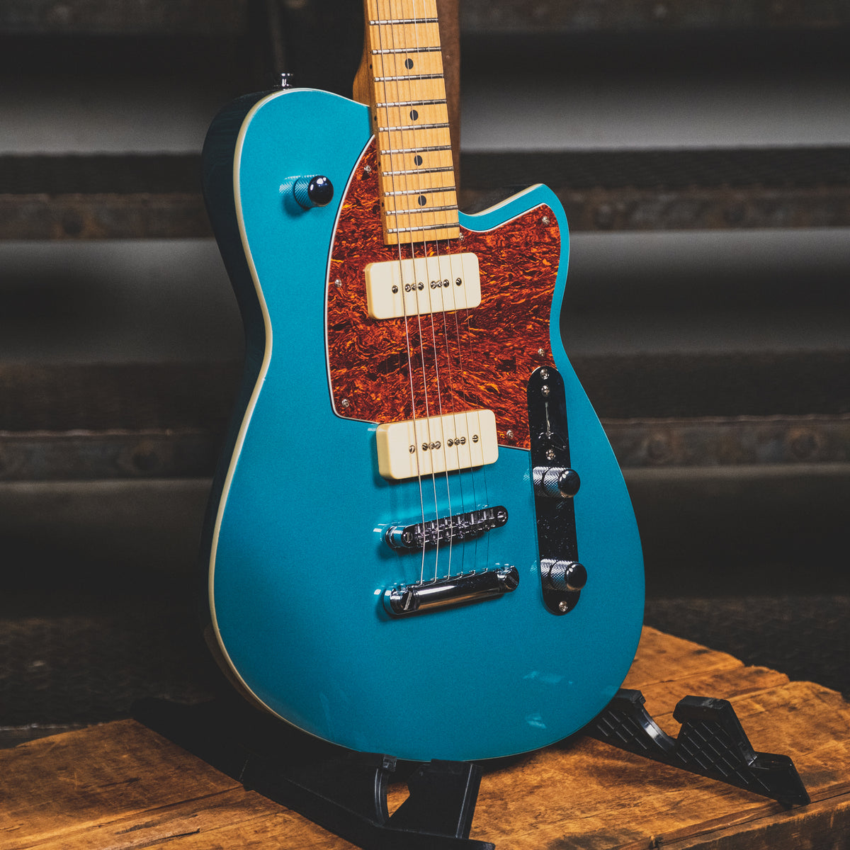 Reverend 2012 Charger 290 Electric Guitar, Deep Sea Blue With OHSC - Used