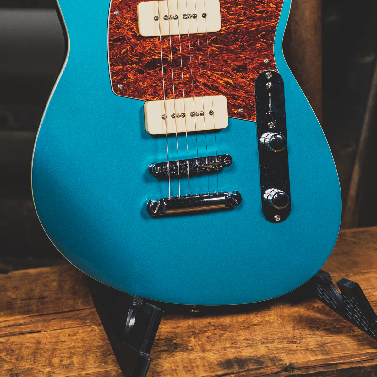 Reverend 2012 Charger 290 Electric Guitar, Deep Sea Blue With OHSC - Used