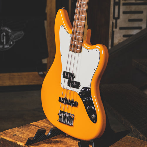 Fender 2021 Player Jaguar Bass Guitar, Capri Orange With Gig Bag - Used