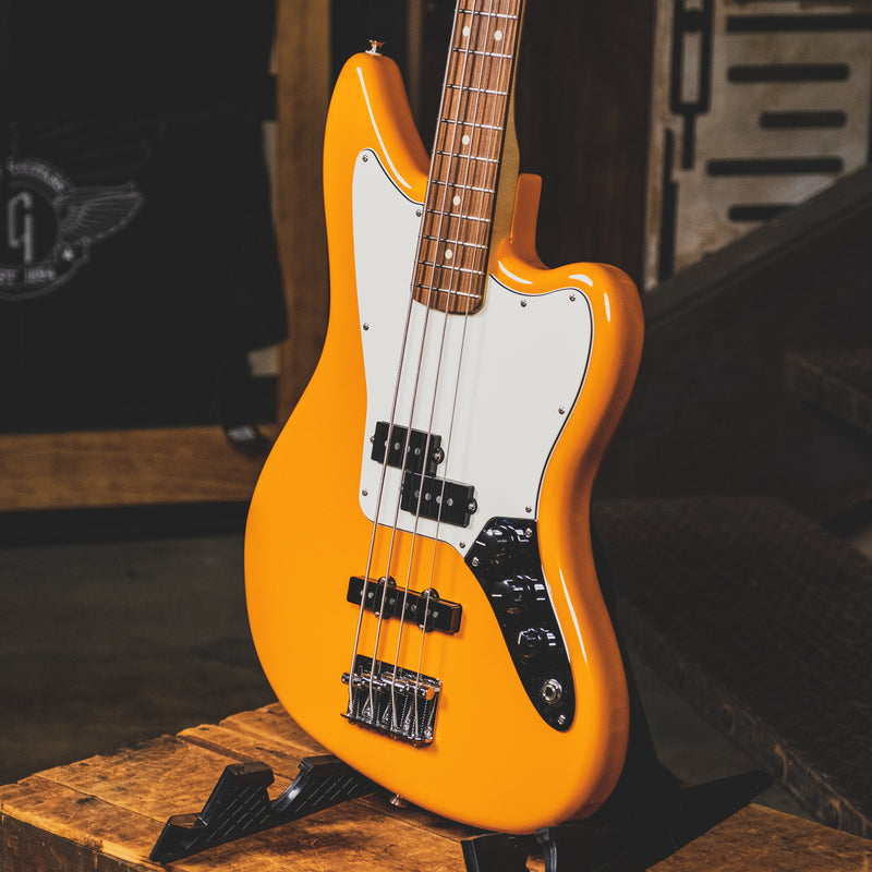 Fender 2021 Player Jaguar Bass Guitar, Capri Orange With Gig Bag - Used