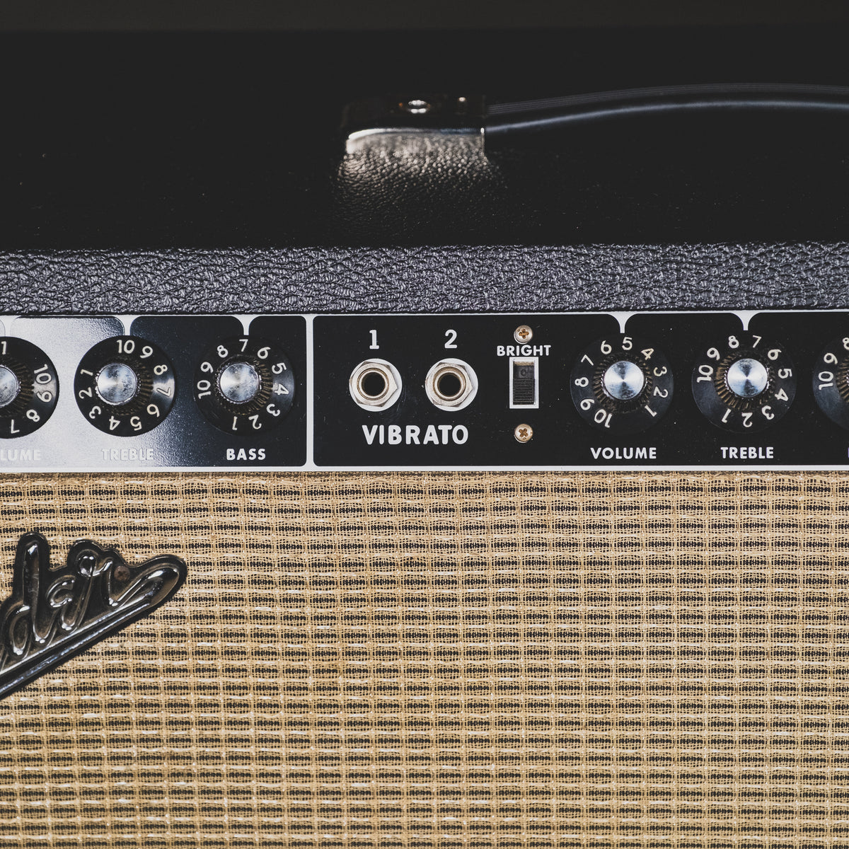 Fender 1966 Pro Reverb 2x12" Tube Combo Guitar Amplifier - Used