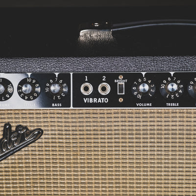 Fender 1966 Pro Reverb 2x12" Tube Combo Guitar Amplifier - Used