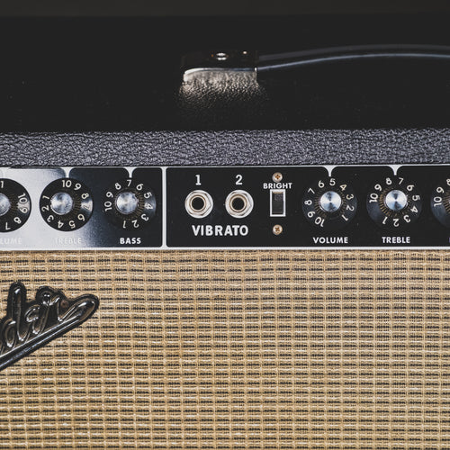 Fender 1966 Pro Reverb 2x12" Tube Combo Guitar Amplifier - Used