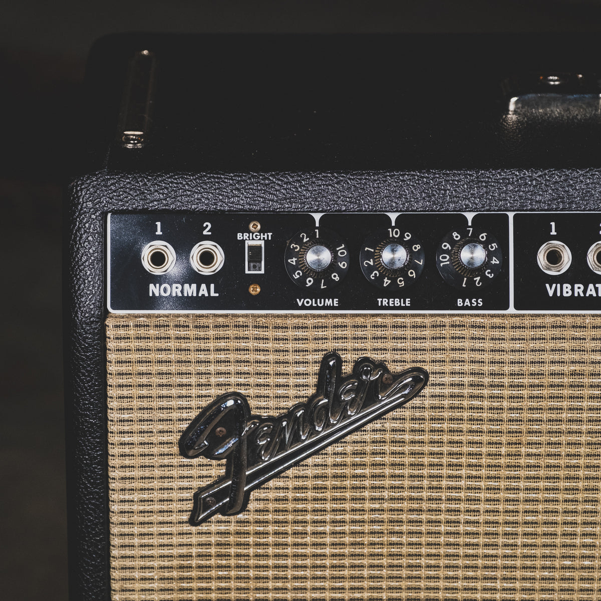 Fender 1966 Pro Reverb 2x12" Tube Combo Guitar Amplifier - Used