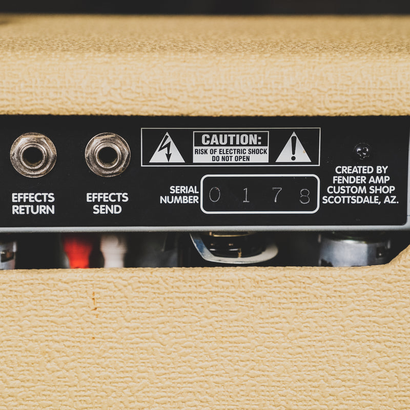 Fender 1995 Custom Shop Dual Professional Blonde Tube Combo Amplifier With Foot Switch - Used