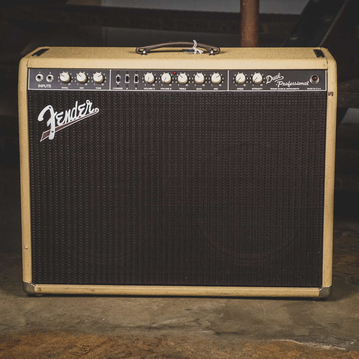 Fender 1995 Custom Shop Dual Professional Blonde Tube Combo Amplifier With Foot Switch - Used