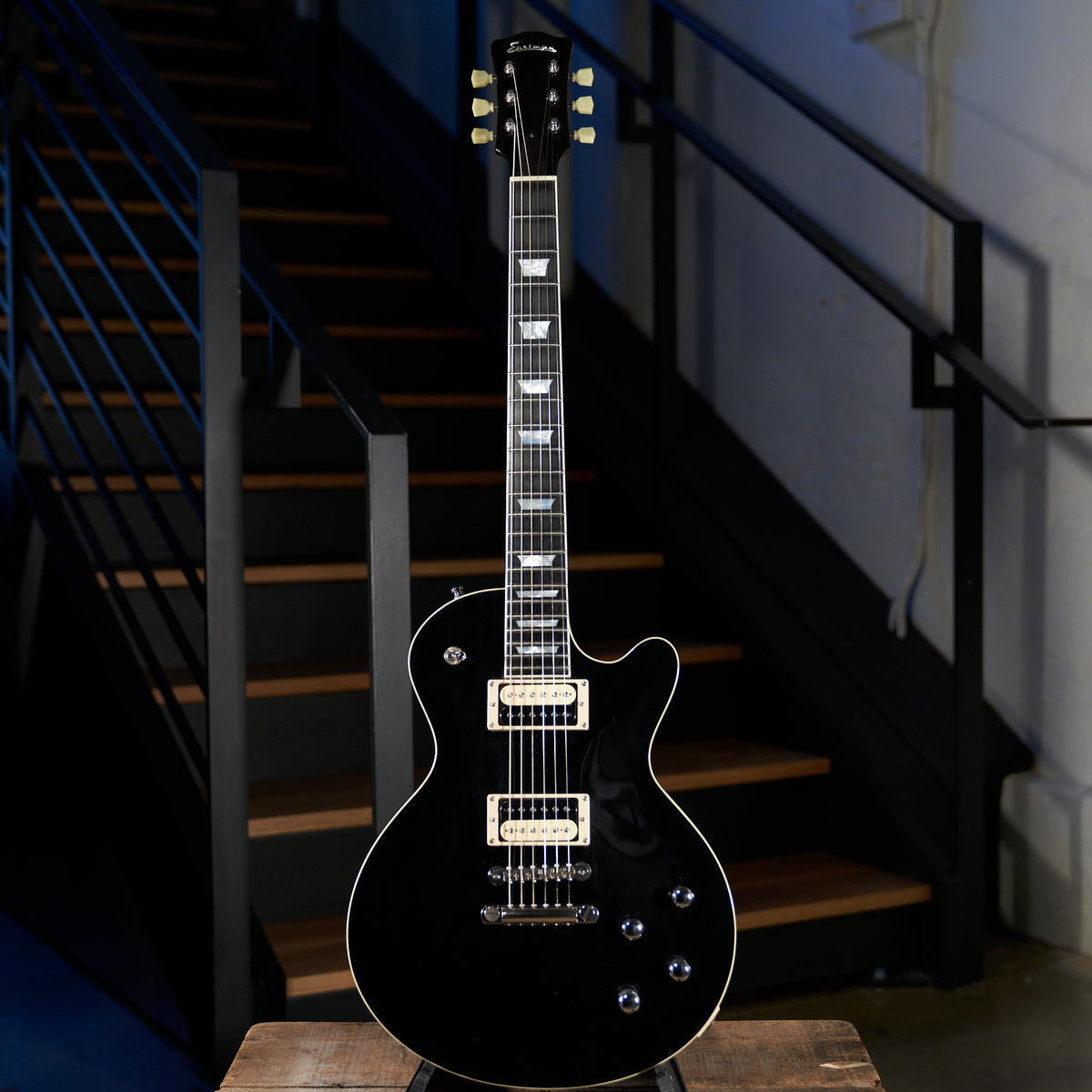 Eastman 2017 SB59 Limited Electric Guitar, Black With Case - Used
