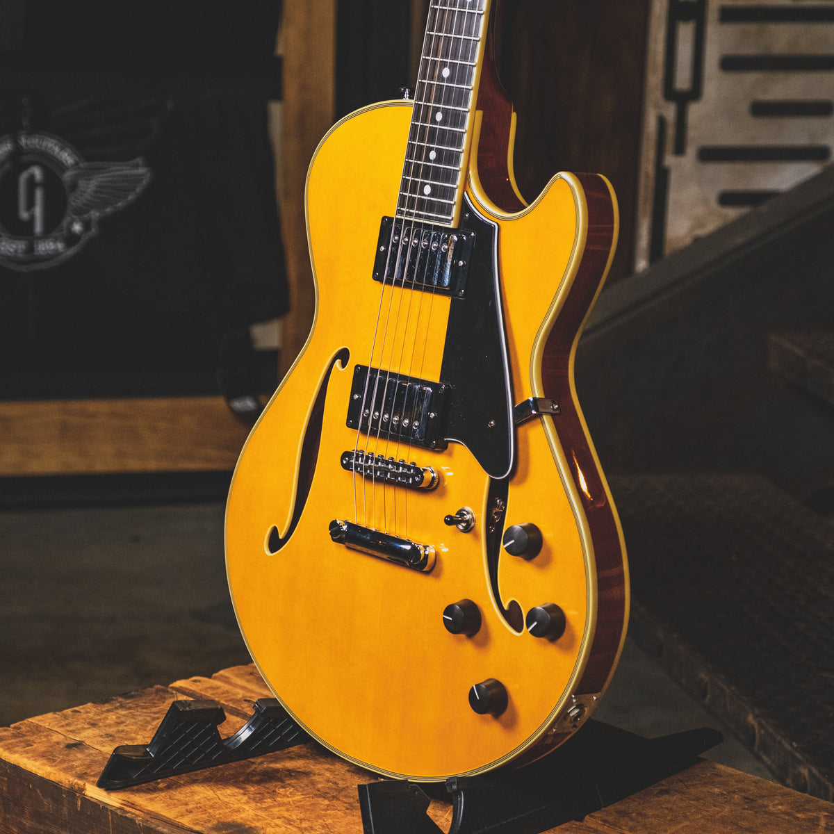 Comins 2015 GCS-1ES Natural Electric Guitar With OHSC - Used