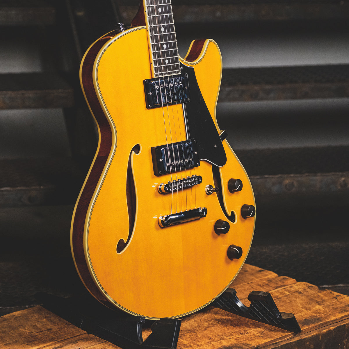 Comins 2015 GCS-1ES Natural Electric Guitar With OHSC - Used
