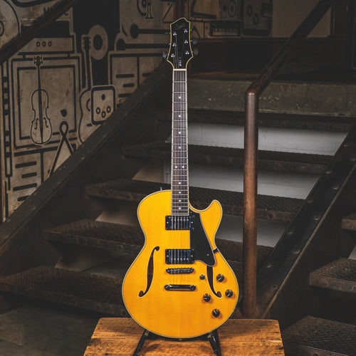 Comins 2015 GCS-1ES Natural Electric Guitar With OHSC - Used