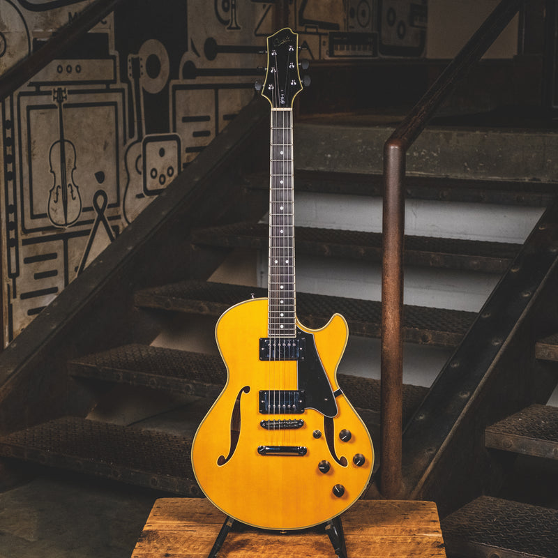 Comins 2015 GCS-1ES Natural Electric Guitar With OHSC - Used