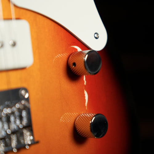 Squier 2021 Paranormal Baritone Cabronita Telecaster Electric Guitar, 3 Tone Sunburst - Used