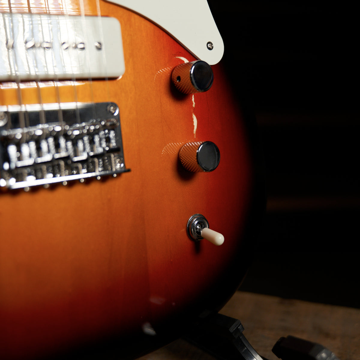 Squier 2021 Paranormal Baritone Cabronita Telecaster Electric Guitar, 3 Tone Sunburst - Used