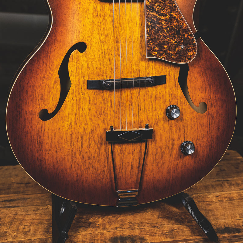 Godin 2018 5th Ave Kingpin P90 Electric Guitar, Cognac Burst - Used
