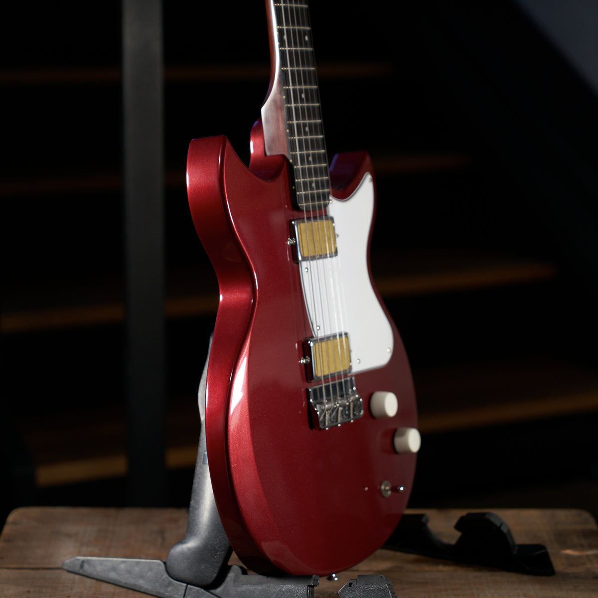 Harmony Rebel Electric Guitar, Ebony, Burgundy - Used