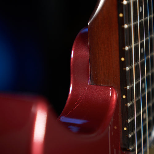 Harmony Rebel Electric Guitar, Ebony, Burgundy - Used