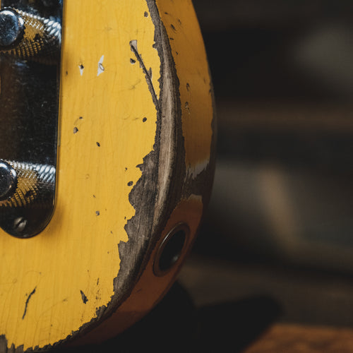 Fender Custom Shop 2020 70th Anniversary Broadcaster Electric Guitar, Heavy Relic, Butterscotch Blonde With OHSC - Used