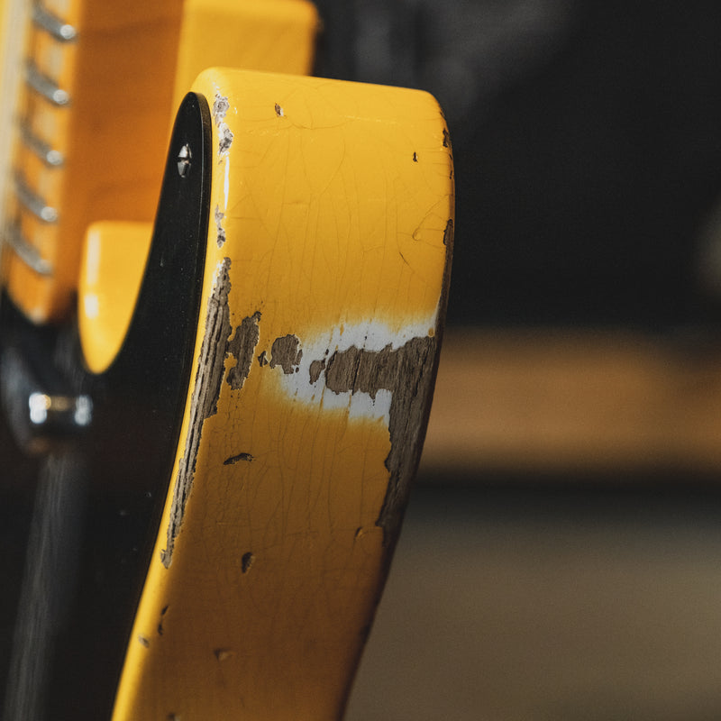 Fender Custom Shop 2020 70th Anniversary Broadcaster Electric Guitar, Heavy Relic, Butterscotch Blonde With OHSC - Used