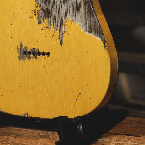 Fender Custom Shop 2020 70th Anniversary Broadcaster Electric Guitar, Heavy Relic, Butterscotch Blonde With OHSC - Used