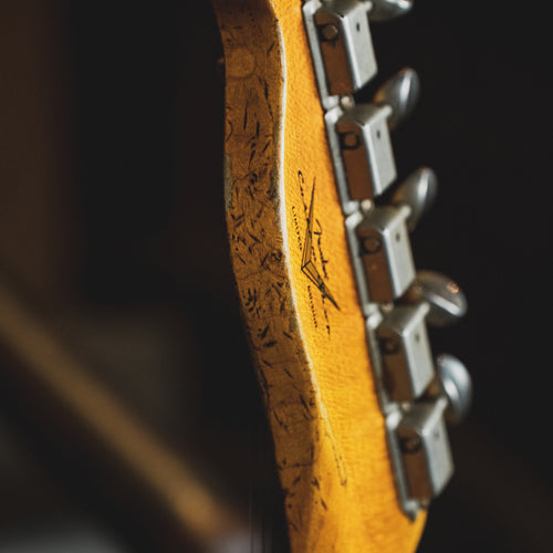 Fender Custom Shop 2020 70th Anniversary Broadcaster Electric Guitar, Heavy Relic, Butterscotch Blonde With OHSC - Used