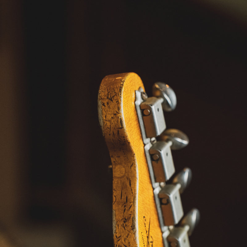 Fender Custom Shop 2020 70th Anniversary Broadcaster Electric Guitar, Heavy Relic, Butterscotch Blonde With OHSC - Used