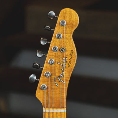 Fender Custom Shop 2020 70th Anniversary Broadcaster Electric Guitar, Heavy Relic, Butterscotch Blonde With OHSC - Used