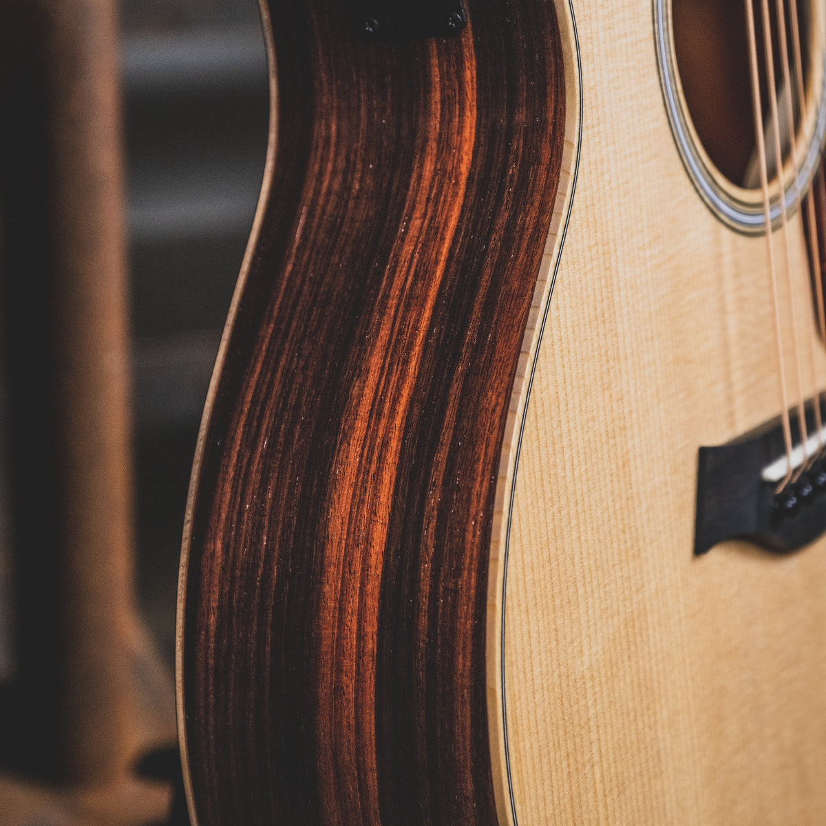 Taylor 2021 GS Mini-E Rosewood Acoustic Guitar Natural With OGB - Used
