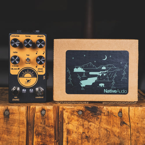 NativeAudio Rising Sun Tremolo Effect Pedal With Box - Used