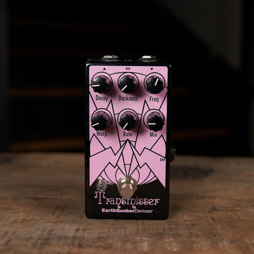 Earthquaker Transmisser Resonant Reverberator Effect Pedal With Box