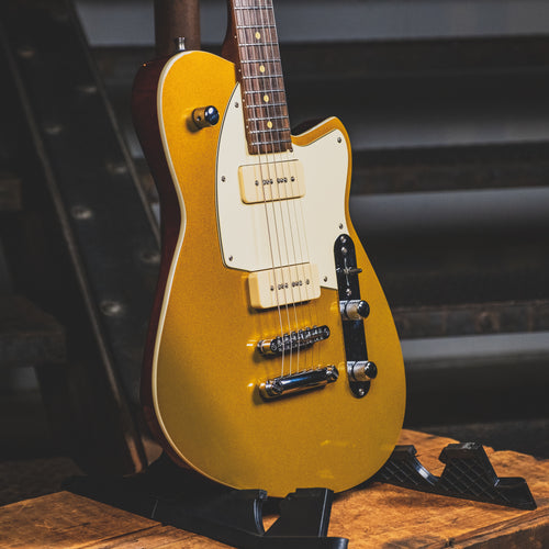 Reverend 2017 Charger 290 Electric Guitar Goldtop Darkback, Russo Music Exclusive - Used