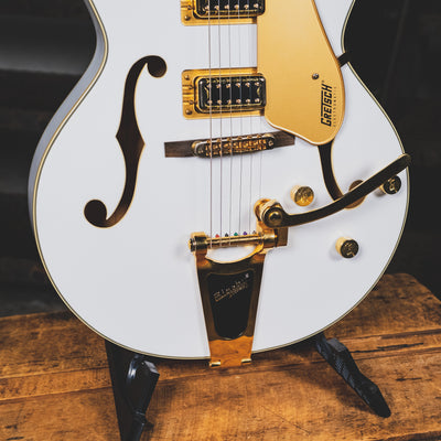 2018 Gretsch G5420TG-FS Electromatic, Snowcrest White, Gold Hardware - Used Electric Guitar