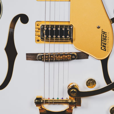 2018 Gretsch G5420TG-FS Electromatic, Snowcrest White, Gold Hardware - Used Electric Guitar