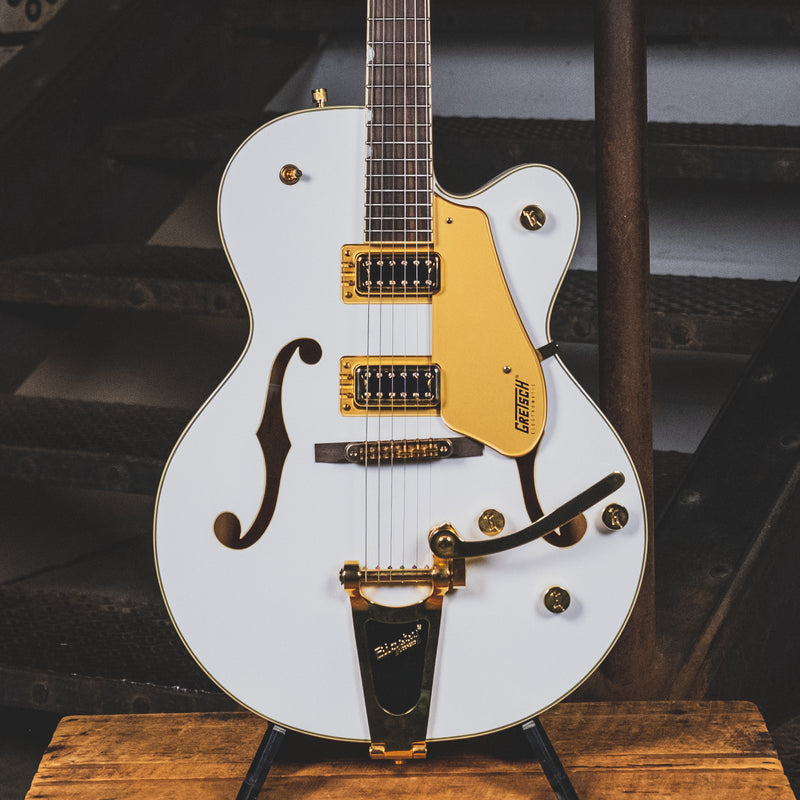 2018 Gretsch G5420TG-FS Electromatic, Snowcrest White, Gold Hardware - Used Electric Guitar