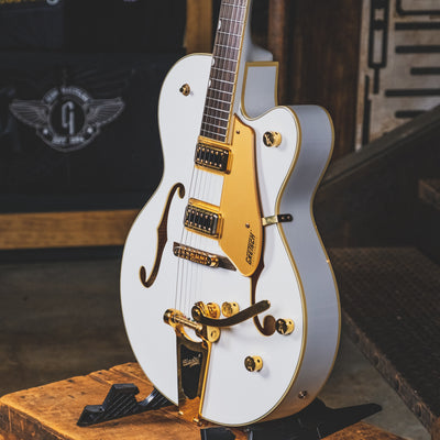 2018 Gretsch G5420TG-FS Electromatic, Snowcrest White, Gold Hardware - Used Electric Guitar