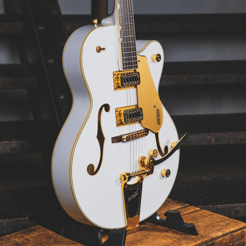 2018 Gretsch G5420TG-FS Electromatic, Snowcrest White, Gold Hardware - Used Electric Guitar